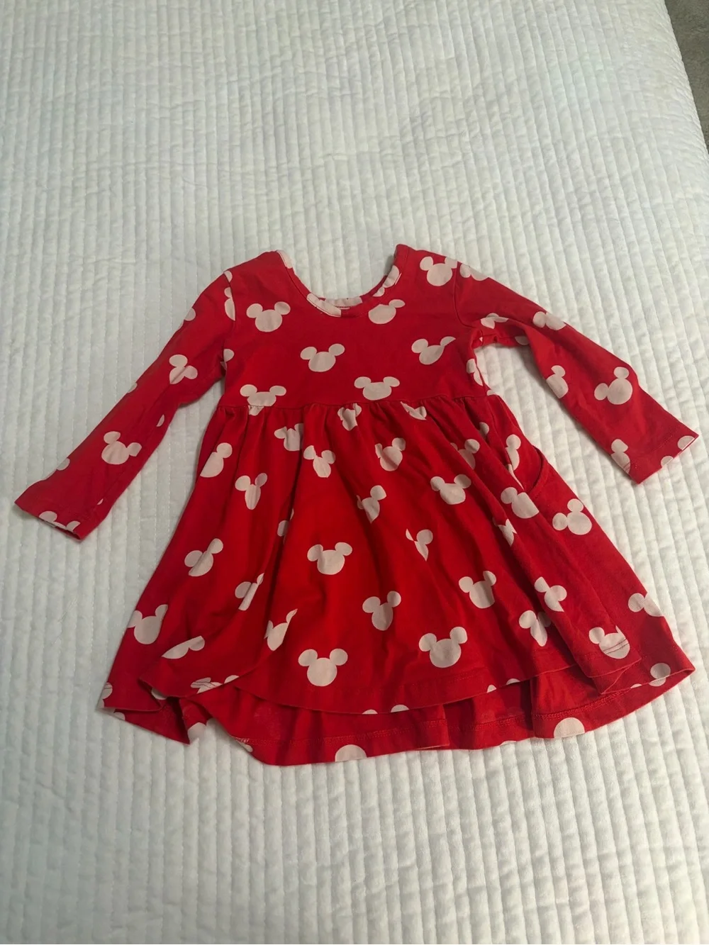 Hanna Andersson Disney Red Knit Dress